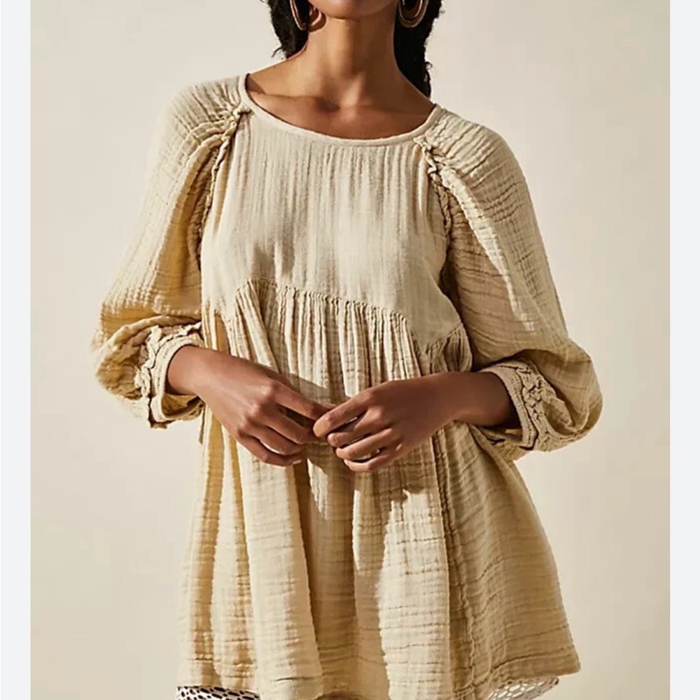 FP Movement by Free People Beige Blouse